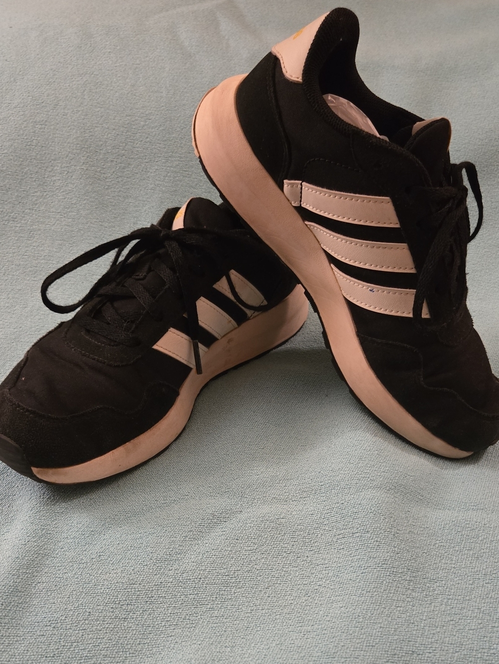 Black and White Women's Athletic Sneakers